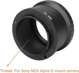 Svbony SV196 T-Ring Adapter for Sony NEX Alpha Mirrorless Camera