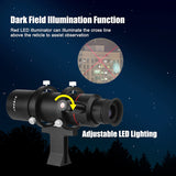 Svbony SV208 8x50 Straight-Through Illuminated Crosshair Finder Scope