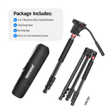 NEEWER 71.2" Aluminum Alloy Monopod Tripod