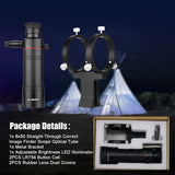 Svbony SV208 8x50 Straight-Through Illuminated Crosshair Finder Scope