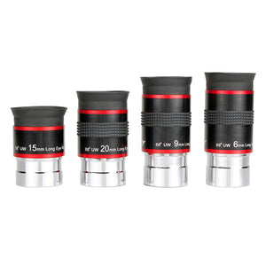 SVbony 1.25" 68 Degrees Eyepieces 6/9/15/20mm