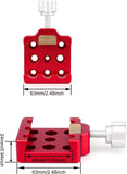 Svbony Medium Dovetail Clamp With a Brass Screw for Telescopes and Cameras (Red)