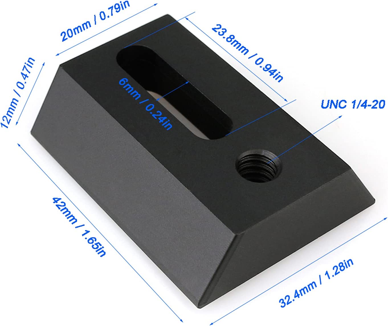 Finderscope Guide Rail Dovetail Plate Guide Scope Base for Telescope Aluminum Finderscope Guide Rail Dovetail Plate Guide Scope Base for Telescope Aluminum