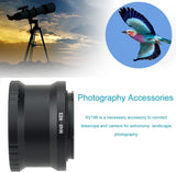 Svbony SV196 Wide 48mm T-Ring Adapter for Sony NEX Alpha Mirrorless Camera