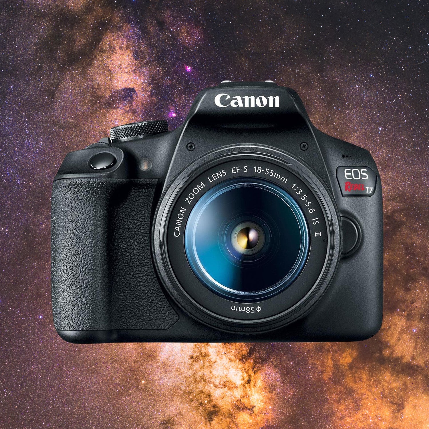 Canon EOS Rebel T7 DSLR Camera Double Zoom Lens Kit