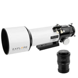 Explore Scientific ED80-FCD100 Series Air-Spaced Triplet Refractor Telescope and Field Flattener f/5 to f/7 - FCD100-0806-02-FF