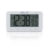 Explore Scientific Large Display Radio Controlled Alarm Clock