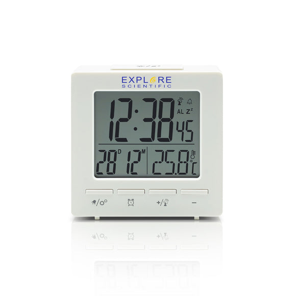 Explore Scientific Compact Radio Controlled Alarm Clock