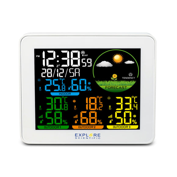 Explore Scientific Radio Weather Station with Multiple Sensors